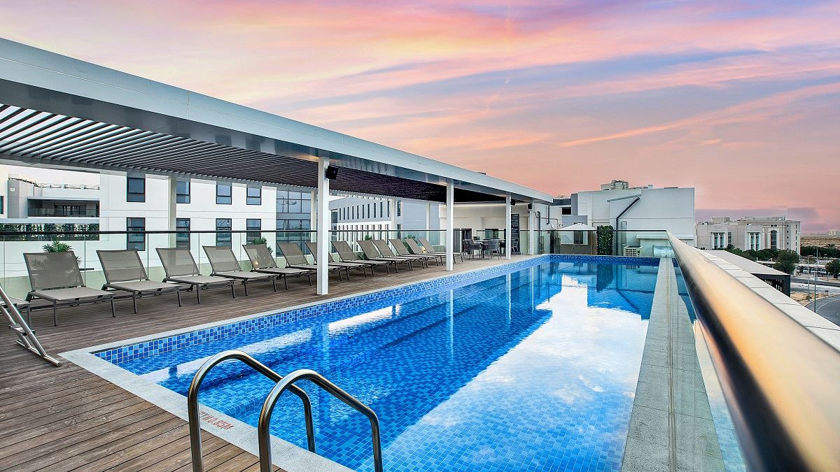 The Myriad Dubai Rooftop Pool 1